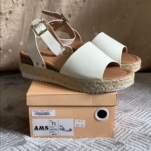 Ankle strapped sandals!